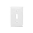 Enerlites 8811-W Toggle Switch One-Gang Wall Plate