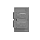 Enerlites 8821-WPH-GY 1-Gang Weatherproof Duplex Horizontal Mount Wall Plate