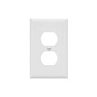 Enerlites 8821M-W Duplex Receptacle One-Gang Wall Plate