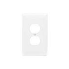 Enerlites 8821O-W Duplex Receptacle One-Gang Wall Plate