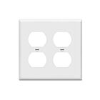 Enerlites 8822-W Duplex Receptacle Two-Gang Wall Plate