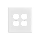 Enerlites 8822O-W Duplex Receptacle Two-Gang Wall Plate