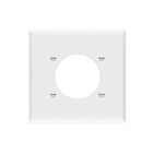 Enerlites 8972-W Single Receptacle Power Outlet Wall Plate
