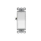 Enerlites 91245-W Commercial Grade 15A Momentary Contact Decorator Switch