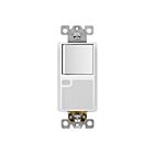 Enerlites 93150-GL-W Residential Grade Decorator Switch Three-Way with Guide Light