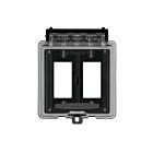 Enerlites IUC2V-D Extra-Duty In-Use Weatherproof Outdoor Cover for Decorator/GFCI Receptacle