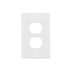 Enerlites SI8821-W Screwless Duplex Receptacle One-Gang Wall Plate