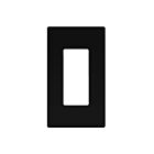 Enerlites SI8831M-MBK Matte Finish Screwless Decorator/GFCI One-Gang Wall Plate 