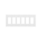 Enerlites SI8836-W Screwless Decorator/GFCI Six-Gang Wall Plate