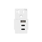 Enerlites USB20L3A2C-GY 20A 125V Module