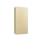 Enerlites SI8801-GD Screwless Blank One-Gang Wall Plate