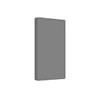 Enerlites SI8801-GY Screwless Blank One-Gang Wall Plate