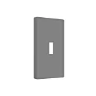 Enerlites SI8811-GY Screwless Toggle One-Gang Wall Plate