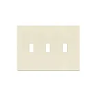 Enerlites SI8813-LA Screwless Toggle 3-Gang Wall Plate