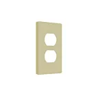 Enerlites SI8821-I Screwless Duplex Receptacle One-Gang Wall Plate