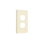 Enerlites SI8821-LA Screwless Duplex Receptacle One-Gang Wall Plate
