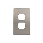 Enerlites SI8821-NK Screwless Duplex Receptacle One-Gang Wall Plate