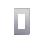 Enerlites SI8831-SV Screwless Duplex Receptacle Two-Gang Wall Plate