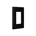Enerlites SI8831MA-BK Antimicrobial Screwless Decorator/GFCI One-Gang Wall Plate