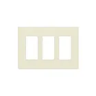 Enerlites SI8833-LA Screwless Decorator/GFCI Three-Gang Wall Plate