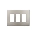 Enerlites SI8833-NK Screwless Decorator/GFCI Three-Gang Wall Plate