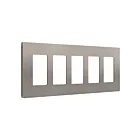 Enerlites SI8835-NK Screwless Decorator/GFCI Five-Gang Wall Plate