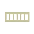 Enerlites SI8836-I Screwless Decorator/GFCI Six-Gang Wall Plate