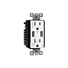 Enerlites WF2UM-W 15A White Receptacle