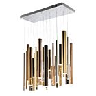 ET2 Lighting E10017-MPLT Flute 35-Lights 101W Multi-Plated Pendant