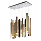 ET2 Lighting E10017-MPLT Flute 35-Lights 101W Multi-Plated Pendant