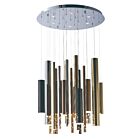 ET2 Lighting E10020-MPLT Flute 29-Lights 2668W Multi-Plated Pendant