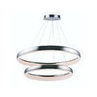 ET2 Lighting E10036-SN Innertube 2-Lights 136W Satin Nickel Pendant