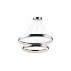 ET2 Lighting E10036-SN Innertube 2-Lights 136W Satin Nickel Pendant