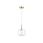 ET2 Lighting E10044-18SBR Deuce 1-Light 4W Satin Brass Pendant