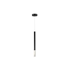 ET2 Lighting E11022-95BK Diaphane 1-Light 5W Black Pendant