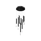 ET2 Lighting E11029-95BK Diaphane 9-Lights 45W Black Pendant