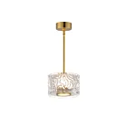 ET2 Lighting E11081-124NAB 1-Light 12W Natural Aged Brass LED Pendant