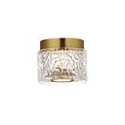 ET2 Lighting E11089-124NAB 10W Natural Aged Brass LED Flush Mount