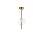 ET2 Lighting E11091-10NAB Martini 1-Light 7W Natural Aged Brass Pendant