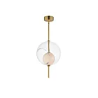 ET2 Lighting E11092-10NAB Martini 1-Light 10W Natural Aged Brass Pendant
