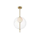 ET2 Lighting E11093-10NAB Martini 1-Light 12W Natural Aged Brass Pendant