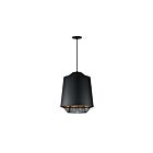ET2 Lighting E11392-BKGLD Phoenix 1-Light 9W Black/Gold Pendant
