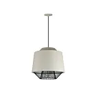ET2 Lighting E11394-GYBK Phoenix 1-Light 12W Gray/Black Pendant