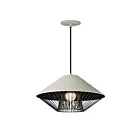 ET2 Lighting E11395-GYBK Phoenix 1-Light 9W Gray/Black Pendant
