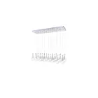 ET2 Lighting E20118-18 Larmes 24-Lights 36W Polished Chrome Pendant