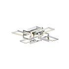 ET2 Lighting Link E20352-SN 8-Lights 392W Satin Nickel LED Semi Flush Mount