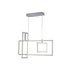 ET2 Lighting E20356-SN Link 3-Lights 120W Satin Nickel Pendant