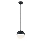 ET2 Lighting E20361-92BK Half Moon 1-Light 9W Black Pendant