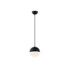 ET2 Lighting E20361-92BK Half Moon 1-Light 9W Black Pendant