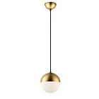 ET2 Lighting E20361-92MG Half Moon 1-Light 9W Metallic Gold Pendant